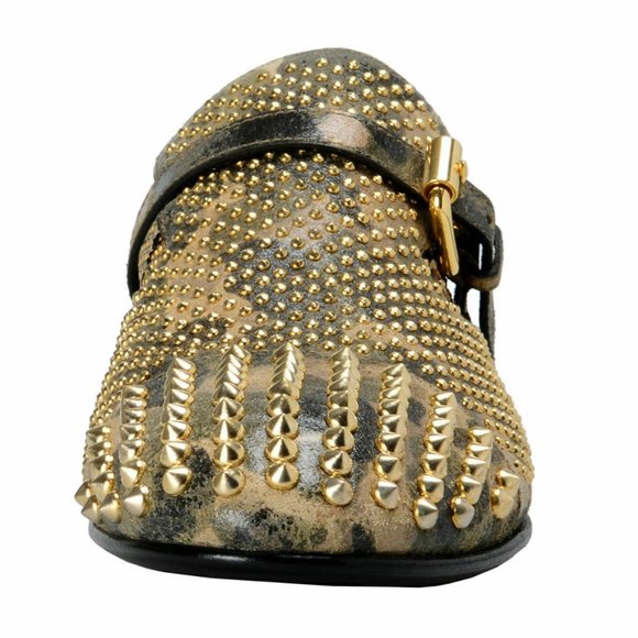 Giuseppe Zanotti Design Leather Rock Studs Loafers main image 5